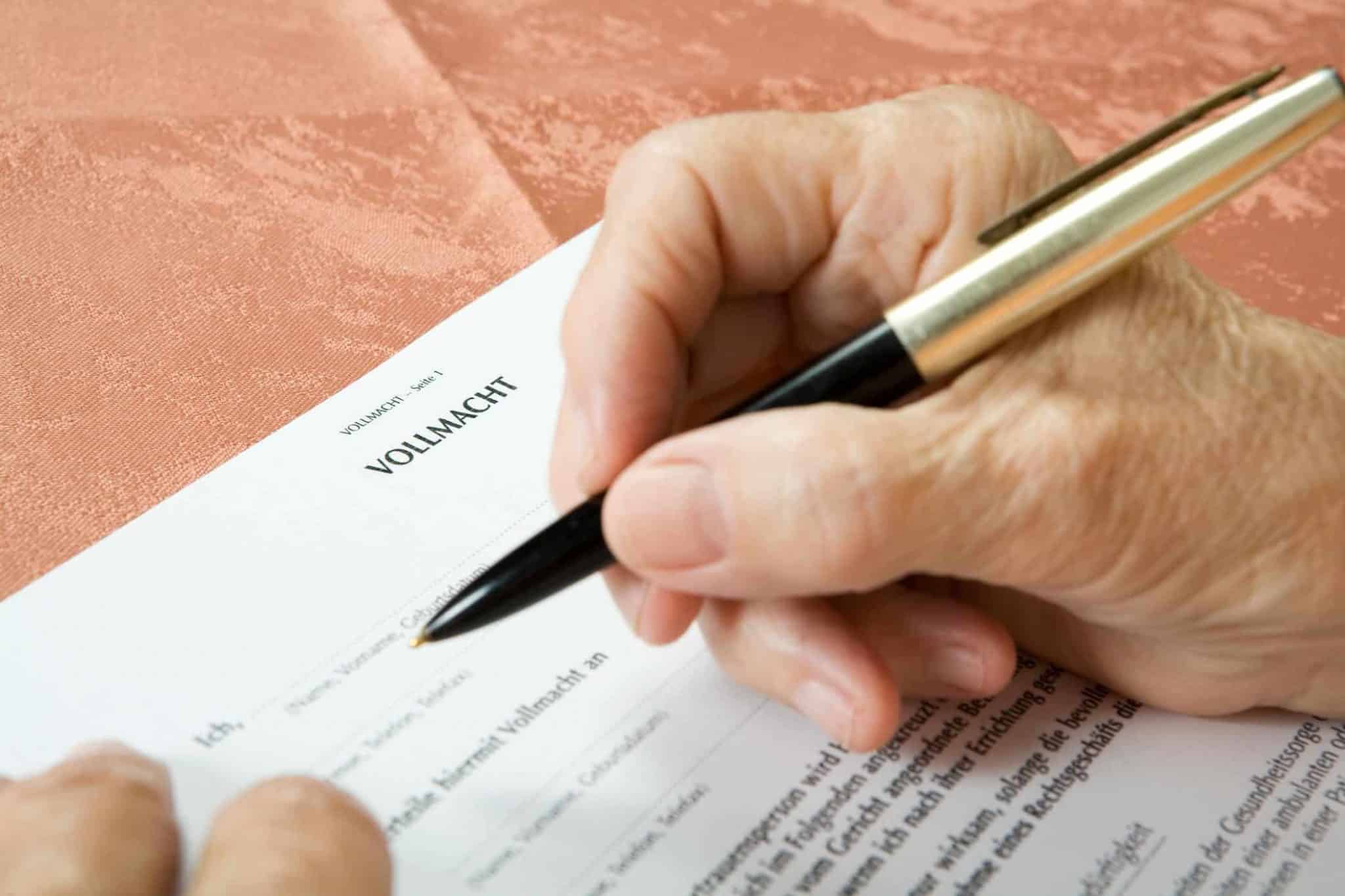 Vollmacht Eigentümerversammlung - Vertretungsvollmacht für Eigentümer während der WEG-Versammlung