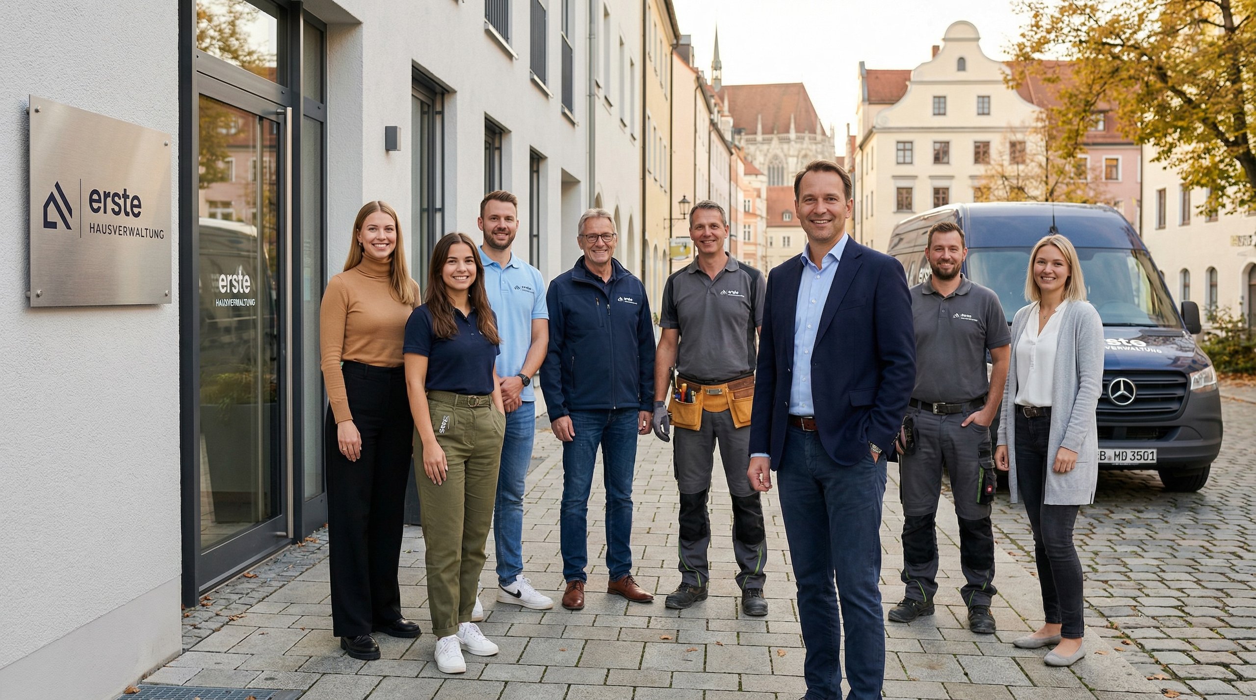 Wohngebäude unter Betreuung der Ersten Hausverwaltung