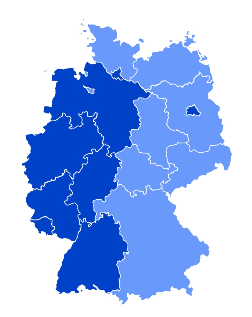 Einsatzgebiet von Oehler in Deutschland mit Schwerpunkt Westdeutschland